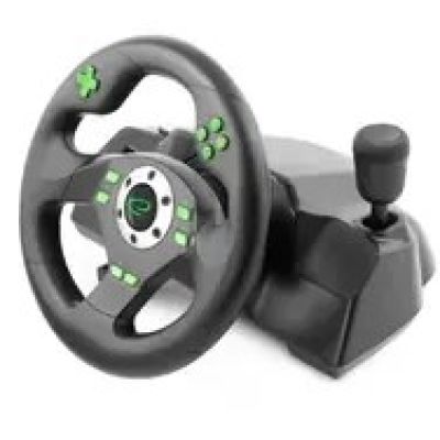 14. Kierownica Esperanza Drift EGW101 (PC, PS3; kolor czarny)