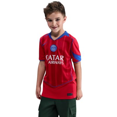 Koszulka dla dzieci Nike PSG Stadium 2025/26 czerwona HM4126 680