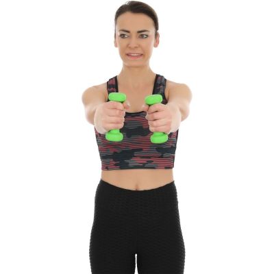 5. Hantla neoprenowa EB FIT 0,5 kg zielona 1029221