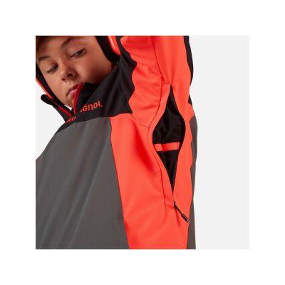 4. Kurtka narciarska dziecięca ROSSIGNOL Jr Hero Velika Insulated Jkt czarna