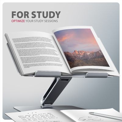 9. Axagon STND-LQ stojak na laptop Podstawka na notebooka Szary 40,6 cm (16")