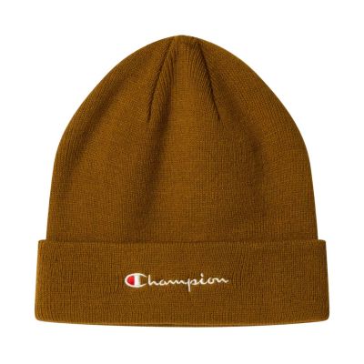 4. Czapka Champion Beanie Cap brązowa 806064 MS572