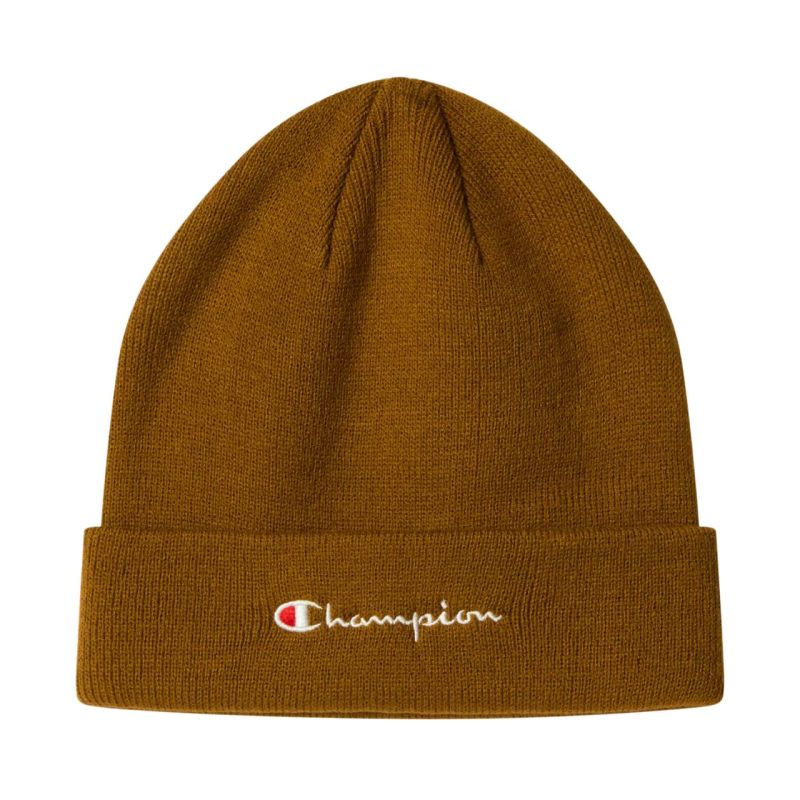 4. Czapka Champion Beanie Cap brązowa 806064 MS572