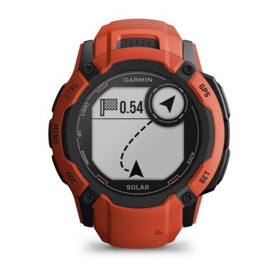 13. Zegarek sportowy Garmin Instinct 2X SOLAR Czerwony