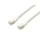 equip - Kabel krosowy - RJ-45 (M) do RJ-45 (M) - 10 m - S/FTP - CAT 6a - bezhalogenowy, linka - biały