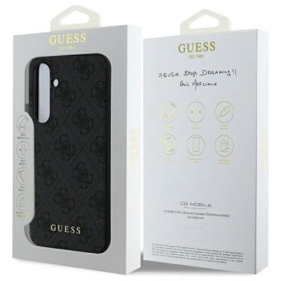 8. Guess GUHCS24FEGF4GGR S24 FE S721         szary/grey hardcase 4G Charms Collection