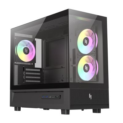2. GameMax NEX C31 BK zabezpieczenia & uchwyty komputerów Czarny