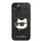 3. Etui Karl Lagerfeld Glitter Choupette Patch na iPhone 14 Plus - czarne