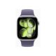 3. Apple Watch Series 11 42mm srebrna koperta z paskiem sportowym Mist Violet - S/M