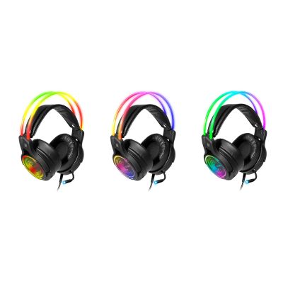 3. DEFENDER SŁUCHAWKI NAUSZNE Z MIKROFONEM COSMO PRO 7.1 PODŚWIETLENIE RGB 64536