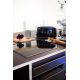 8. Toster Smeg TSF02BLEU czarny 4 kromek, metalowa obudowa