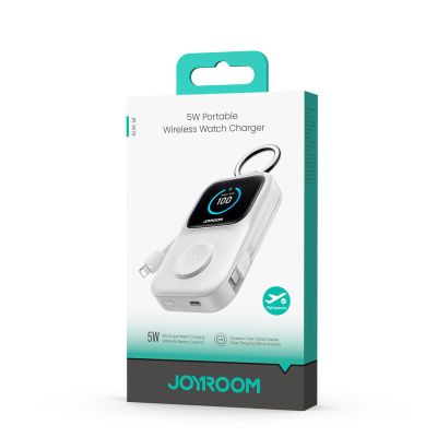 7. Joyroom JR-W19 5W Portable Watch Wireless Charger White