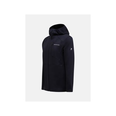 2. Bluza męska PEAK PERFORMANCE M Trail Polartec Zip Hood kolor czarny