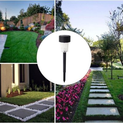 10. LAMPA SOLARNA PLASTIKOWA 4,5x31CM LED- KPL.4SZT