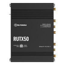Teltonika RUTX50 router bezprzewodowy Gigabit Ethernet Dual-band (2.4 GHz/5 GHz) 5G Czarny
