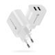 7. EVERACTIVE ŁADOWARKA SIECIOWA 2XUSB 2,4A BIAŁA SC-220