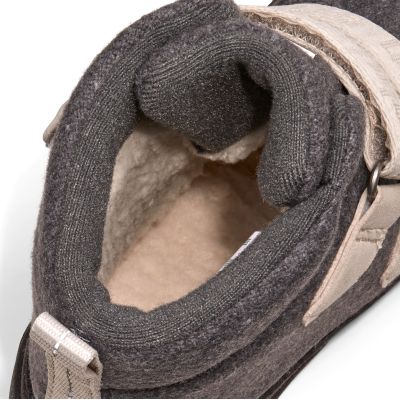 8. Buty zimowe barefoot z wełną z recyklingu Affenzahn Comfy Rhino (01250-80028)
