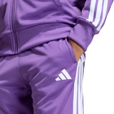 5. Dres dla dzieci adidas Seasonal Essentials Tiberio 3-Stripes fioletowy KC2125