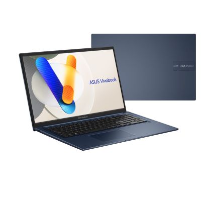 ASUS Vivobook 17 X1704VA-AU1068W Core 5 120U 17.3"FHD IPS-level Panel 60Hz 250nits AG 16GB DDR5 SSD512 Intel Graphics WLAN+BT Cam720p 50WHrs Win11 Quiet Blue