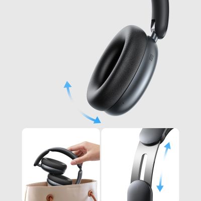 15. Słuchawki bezprzewodowe Joyroom J-Head Series JR-JH1 z ANC Bluetooth - czarne