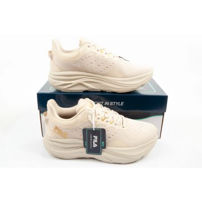 9. Fila buty damskie sportowe Retron beżowe sneakersy wygodne modne