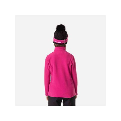 2. Bluza Rossignol Girl 1/2 Zip Fleece różowy