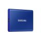 12. Dysk zewnętrzny SSD Samsung T7 (1TB; USB 3.2; niebieski; MU-PC1T0H/WW)