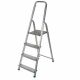 2. AWTOOLS drabina aluminiowa wolnostojąca 4 stopnie, 150 kg