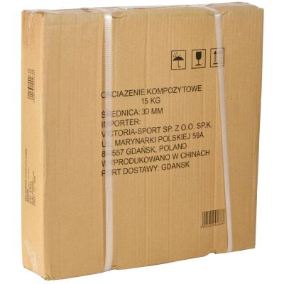 4. OBCIĄŻENIE BETONOWE 15 KG ENERO FIT fi29MM