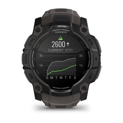 5. Garmin Instinct 3 AMOLED 3,3 cm (1.3") 50 mm Cyfrowy 416 x 416 px Ekran dotykowy Czarny GPS