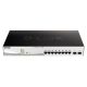 D-Link DGS-1210-10MP Zarządzany L2 Gigabit Ethernet (10/100/1000) Obsługa PoE Czarny, Szary