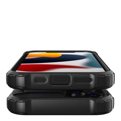 7. Hybrid Armor pancerne hybrydowe etui pokrowiec iPhone 13 złoty