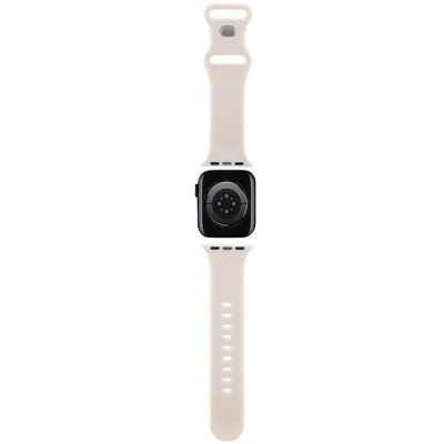 2. Pasek Hello Kitty Silicone Tags Graffiti na Apple Watch 38/40/41mm - beżowy