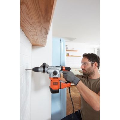 6. Black & Decker BEHS03K 900 RPM SDS Plus Czarny, Pomarańczowy