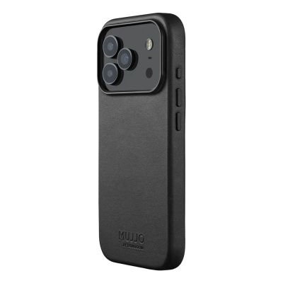 Mujjo Leather Case - etui skórzane do iPhone 17 Pro kompatybilne z MagSafe (black)