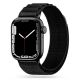 7. Pasek Tech-Protect Nylon Pro na Apple Watch 4 / 5 / 6 / 7 / 8 / 9 / SE / Ultra 1 / 2 (42/44/45/49 mm)- czarny