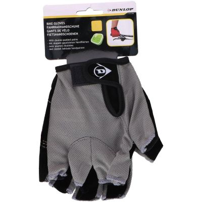 4. RĘKAWICZKI ROWEROWE DUNLOP SENIOR R.XL - SZARY