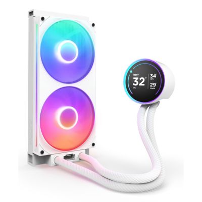 2. Chłodzenie cieczą NZXT Kraken Elite 280 RGB White (2024) (RL-KR28E-W2)