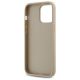7. Etui DKNY Quilted Stack Logo na iPhone 14 Pro Max - beżowe