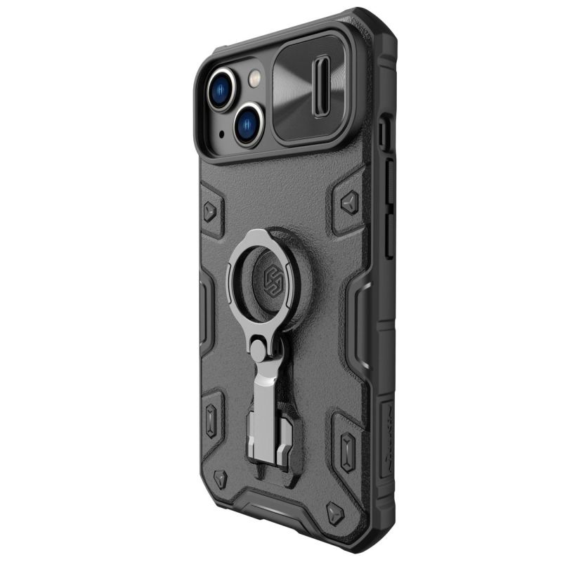 2. Nillkin CamShield Armor Pro Case etui iPhone 14 Plus pancerny pokrowiec z osłoną na aparat ring podstawka czarne