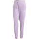 14. Spodnie damskie adidas Essentials 3-Stripes Fleece Slim różowe JY3097