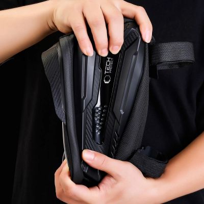 2. Torba Tech-Protect V2 rowerowa z miejscem na telefon 1.2l - czarna