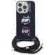2. Etui Karl Lagerfeld IML Crossbody Karl&Choupette Head na iPhone 16 Pro - czarne