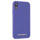 5. Etui Karl Lagerfeld Silicone na iPhone Xr  - fioletowe