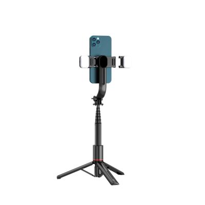 6. Selfie stick Tech-Protect L05S Bluetooth z tripodem do 105cm z lampą LED - czarny