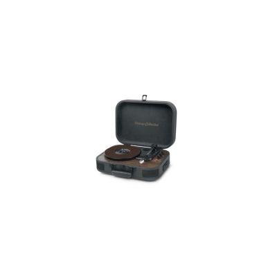 2. Gramofon Muse MT-207 DGB Turntable Stereo System, Black/Brown