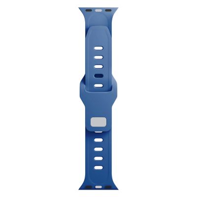 4. Pasek silikonowy 3mk Silicone Watch Strap do Apple Watch 38 / 40 / 41 mm - niebieski