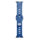 4. Pasek silikonowy 3mk Silicone Watch Strap do Apple Watch 38 / 40 / 41 mm - niebieski