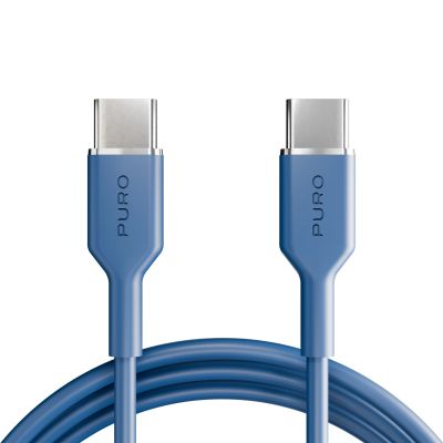 Kabel Puro ICON USB-C - USB-C 1,5m - niebieski