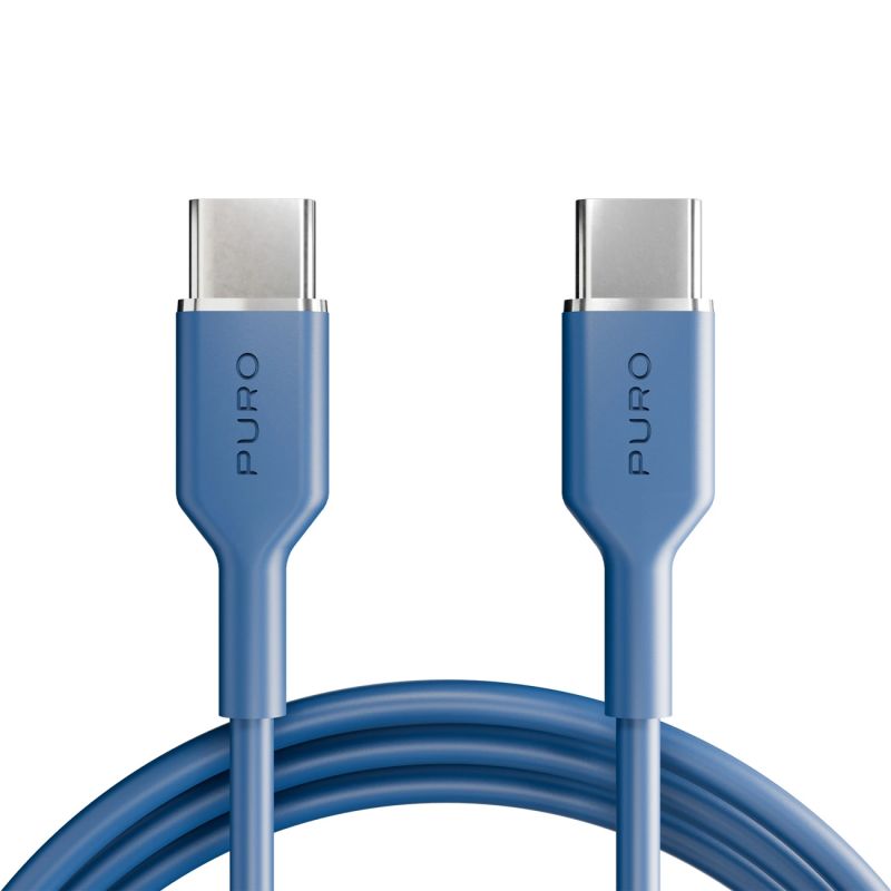 Kabel Puro ICON USB-C - USB-C 1,5m - niebieski